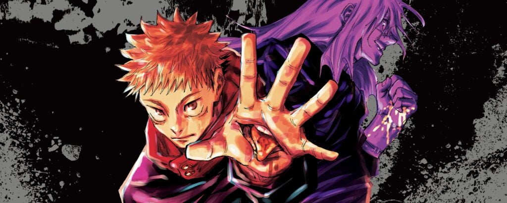 Image showing character named Yuji itadori from Jujutsu Kaisen anime.