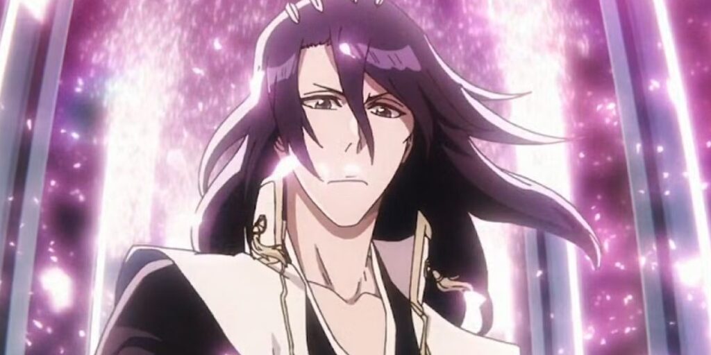 Byakuya, a character from bleach anime.