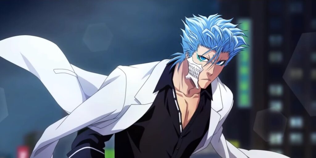 Grimmjow, a character from bleach anime.