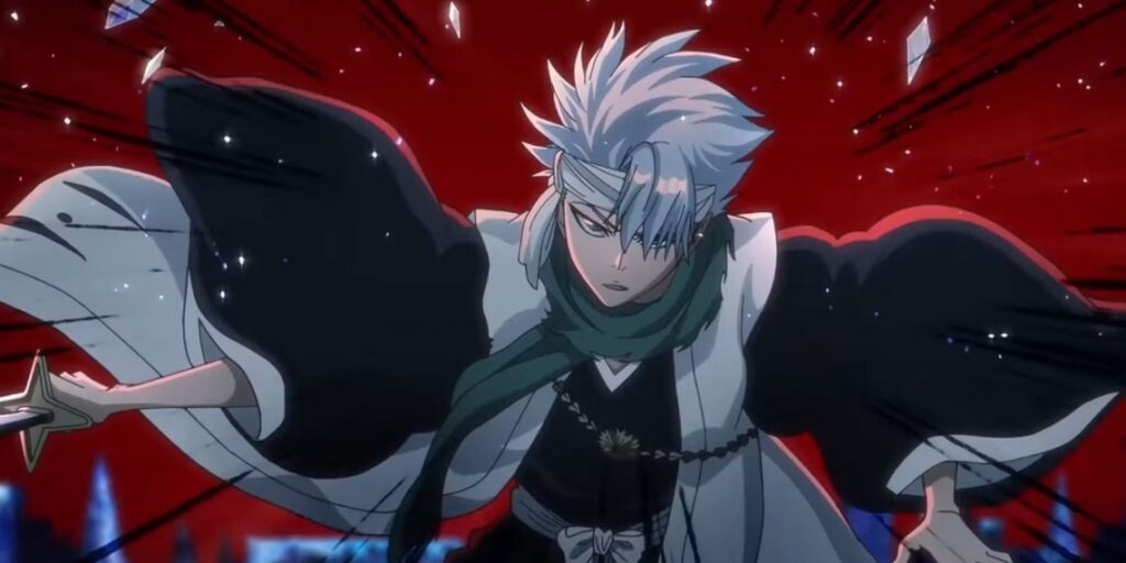 Toshiro, a character from bleach anime.