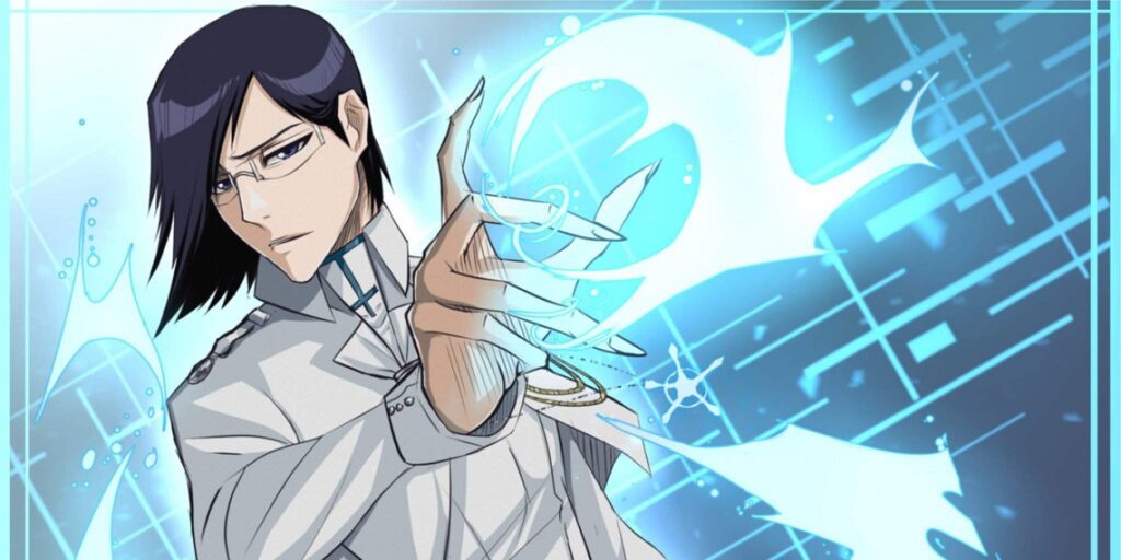 Uryu, a character from bleach anime.