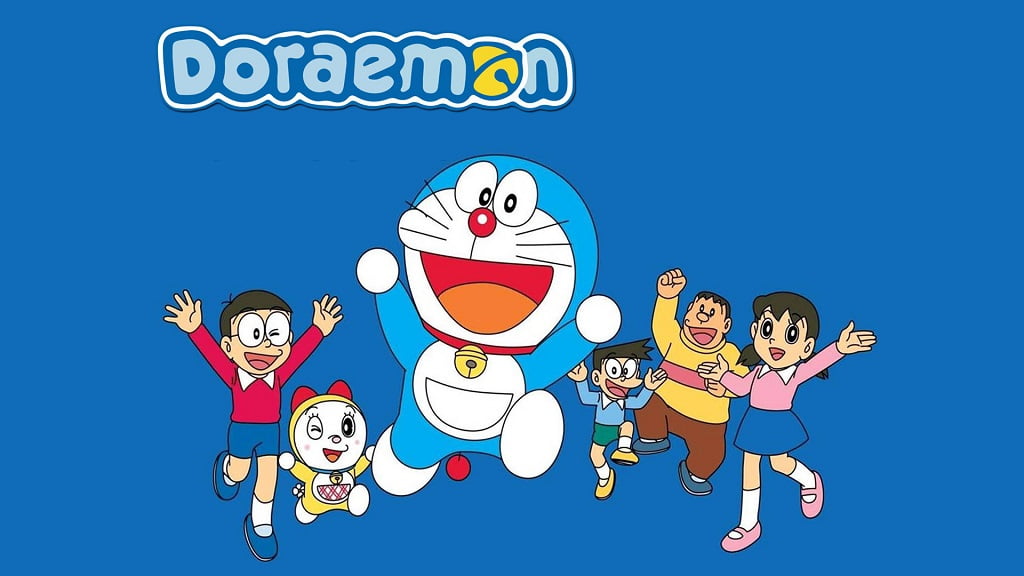 Major characters from Doraemon anime.