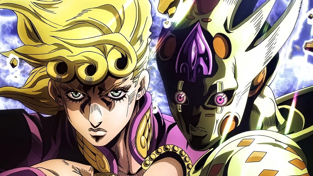 The image shows jojo's bizarre adventure